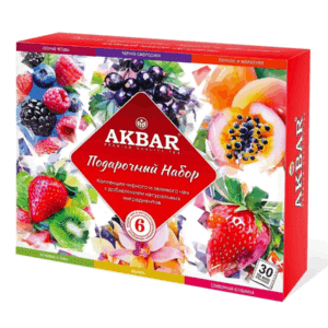 НАБОР "AKBAR" ЧАЙНЫЙ ПОДАРОЧНЫЙ 6 видов