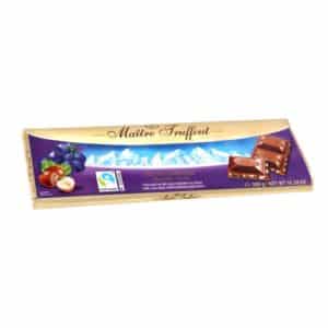 ШОКОЛАД МОЛОЧНЫЙ MAITRE TRUFFOU ФУНДУК/ИЗЮМ 300г